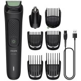 Aparat de tuns multifunctional 7 in 1 PHILIPS Series 3000 MG3930/15, acumulator, autonomie 60 min, negru