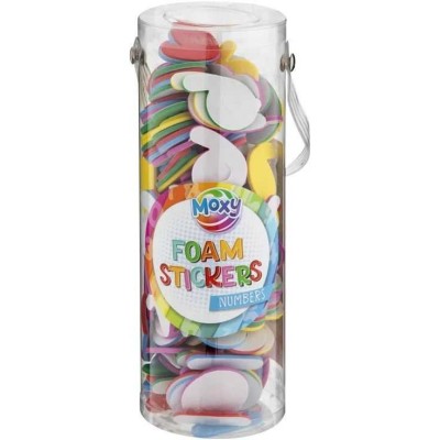 Set 200 cifre adezive din spuma Moxy GR100104N foto