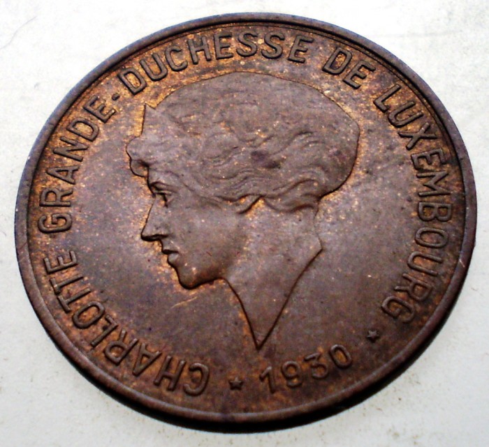 7.623 LUXEMBURG LUXEMBOURG CHARLOTTE 10 CENTIMES 1930