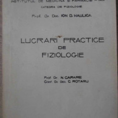 LUCRARI PRACTICE DE FIZIOLOGIE-N. CARARE, C. ROTARU