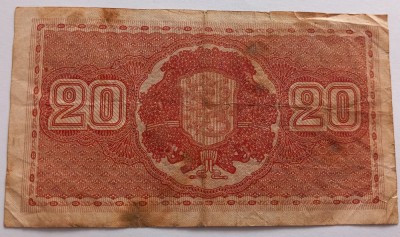Finlanda, 20 Markkaa 1922 foto