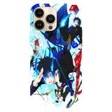 Husa compatibila cu Apple iPhone 13 Pro Max model Rin and Yukio Blue Exorcist, Silicon, TPU, Viceversa, Transparent, Carcasa