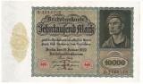 Germania 10 000 10000 Mark 1922 P-70 Seria 2144318 ( F )