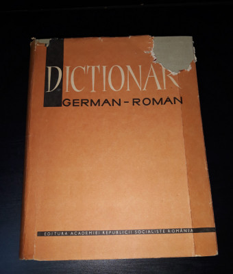 Dictionar German-Roman, Ed Academiei, 1966 140000 cuvinte foto