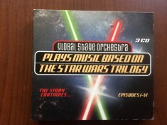 star wars trilogy global stage orchestra the story continues 3 CD disc 3 discuri muzica din film movie soundtrack NM