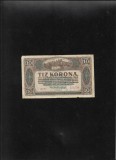 Ungaria 10 korona coroane 1920 seria373750