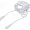 Cablu IEC C7 mamă 2x0,75mm2 3m alb 7A 125V LIAN DUNG