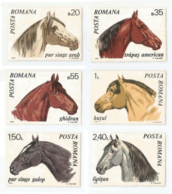 Romania, LP 747/1970, Cai, MNH foto