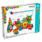 Magna - Tiles Metropolis set magnetic 110 piese, Magna-Tiles