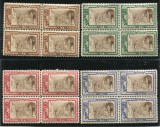 1907 , Lp 65 , Romania , OBOLUL , emisiune de binefacere , serie in bloc de 4 , MNH