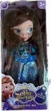 Cumpara ieftin Papusa Muzicala Sofia I, 28 cm, Rochita Bleu, Jucarie Fete