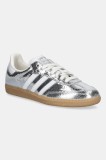 adidas Originals sneakers din piele Samba OG culoarea argintiu, JR0035