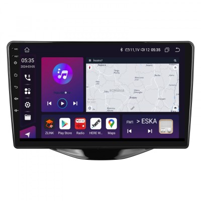Navigatie Dedicata Peugeot 107 Citroen C1 Toyota Aygo (2014 - 2022), 9Inch, 8Gb Ram, 128Gb Stocare, Bluetooth, WiFi, Carplay foto