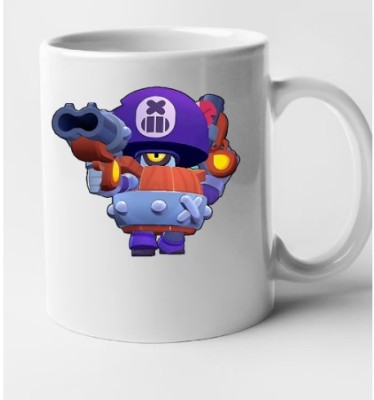 Cana alba personalizata Brawl Star - Darryl, INOVATIX&amp;reg;. 330 ml foto