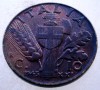 1.714 ITALIA WWII VITTORIO EMANUELE III 10 CENTESIMI 1943 R XF, Europa, Bronz-Aluminiu
