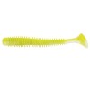 Shad Rapture Ribbed Slim Shady 7.5 Cm Chartreuse Ghost 12 Buc
