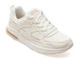 Pantofi sport SKECHERS albi, 117648, din material textil