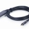 CABLU video GEMBIRD, adaptor USB 3.0 Type-C (T) la HDMI (T), 1.8m, rezolutie maxima 4K UHD (3840 x 2160) la 60 Hz, negru, &quot;CC-USB3C-HDMI-01-6&quot; (timbru