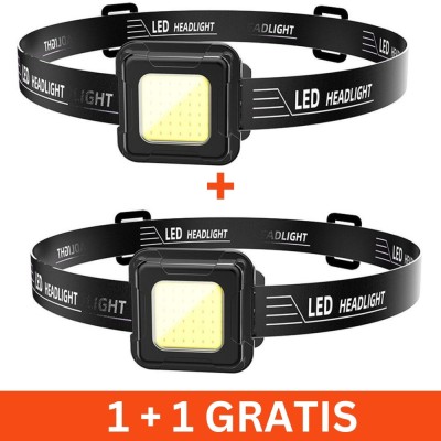 Lanterna de cap C182, LED COB, 800lm, raza 50m, IPX4, 1+1 gratis foto