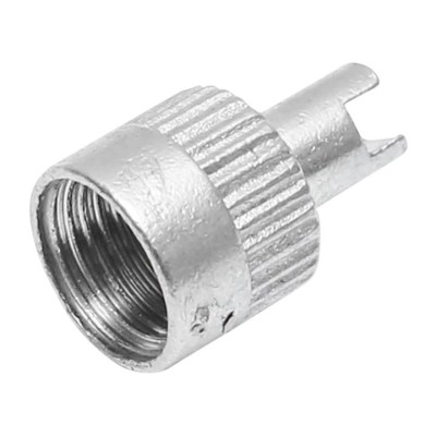 Capacel ventil metalic universal pentru autoturisme, motociclete, biciclete - Argintiu foto