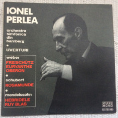 ionel perlea orchestra simfonica din bamberg uverturi disc vinyl lp clasica VG++