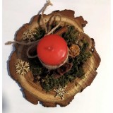 Decoratiune pentru masa de Craciun 16 cm