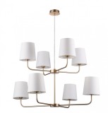 Lustra Pendul GoodHome Arrioph, auriu, surse 8 x (E14), IP20
