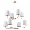 Lustra Pendul GoodHome Arrioph, auriu, surse 8 x (E14), IP20