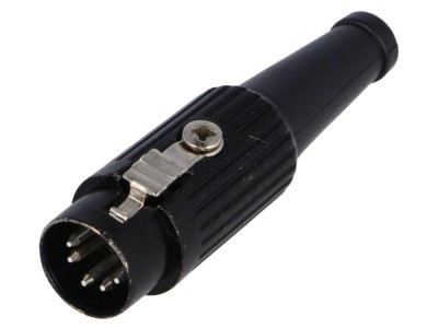Conector DIN 5 pini 180&amp;deg; drept foto