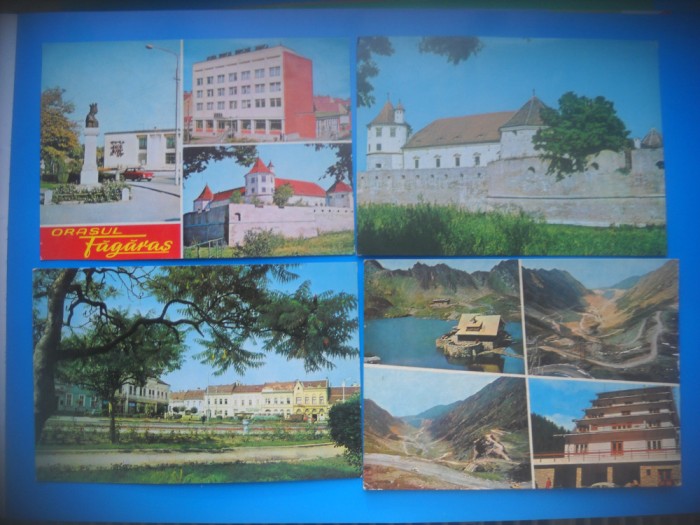 HOPCT LOT 3377 - 4 CARTI POSTALE-FAGARAS -JUD BRASOV-CIRCULATE