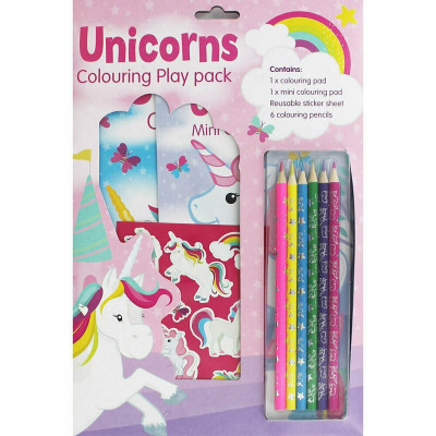 Unicorns - Pachet de colorat cu stickere foto