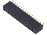 Conector SAMTEC şiruri pini mamă PIN 30 2,54mm aurit THT soclu