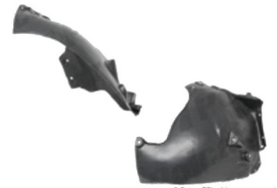 Carenaj roata Mercedes Clasa E (W211) 03.2002-06.2006, partea Dreapta, punte Fata partea din spate 2116902230, 5016FP4T , Model E350 foto