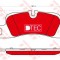 Set placute frana,frana disc PORSCHE CAYENNE (9PA, 955) (2002 - 2010) TRW GDB1839DTE
