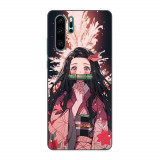 Husa compatibila cu Huawei P30 Pro Silicon Gel Tpu Model Demon Slayer Nezuko