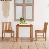VidaXL Set de mobilier de grădină cu 3 piese, 80x80 cm, lemn masiv de tec 3059921