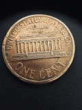 doua monede Lincoln Memorial Cent 1989,1982 si o moneda de 200 lire 1978