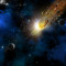 Fototapet autocolant Univers10 Meteoriti calatorind prin spatiu, 350 x 200 cm