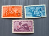 Romania 1950 Pionieri (supratipar) - serie nestampilata MNH