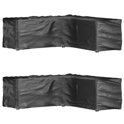 Gossi huse mobilier de gradina forma in l, 16 ocheti, 285x285x90cm foto