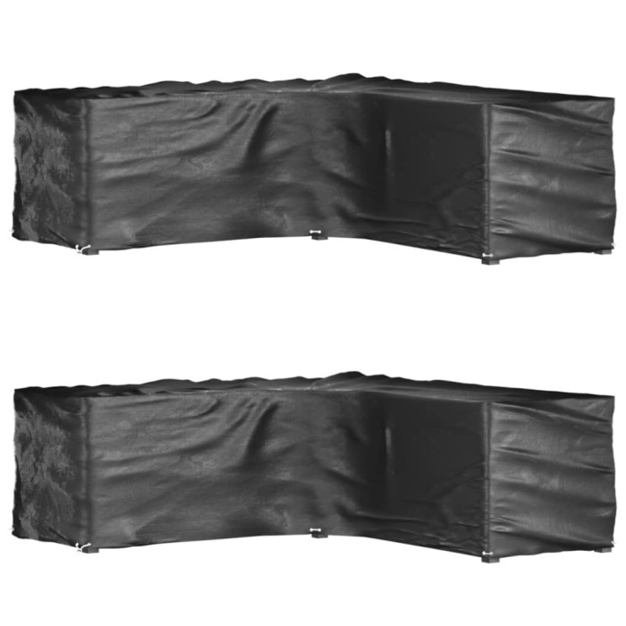 Gossi huse mobilier de gradina forma in l, 16 ocheti, 285x285x90cm