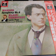 Vinil "Japan Press" Mahler ,Tennstedt ;Lucia Popp (Soprană) – Symphony no.4 (NM)