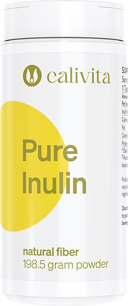 Pure Inulin supliment alimentar cu Pudra de Inulina pura din cicoare pentru Colon Iritabil (198,5 g) - Calivita