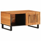 VidaXL Măsuță de cafea, 80x51x40 cm, lemn masiv de acacia