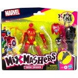 Figurina cu accesorii, Marvel Spiderman, Mixmashers, Iron Spider, F9217