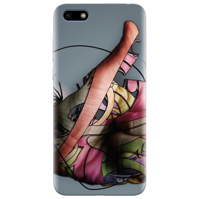Husa silicon pentru Huawei Y5 2018, Abstract Minimalistic Hands