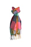 Fular casmir P unisex 6 , Dacali, rosu/verde, Multicolor