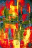 Covor Modern, Kolibri Abstract 11023-1 , Diferite Dimensiuni, Multicolor - 200x300 cm