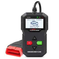 Diagnoza OBD2 KONNWEI KW590, Black, Afisare Erori si Descriere, Resetari, Live Data, ELM 327 OBDII foto