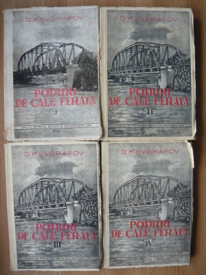 G. K. EVGRAFOV - PODURI DE CALE FERATA - 4 volume (1949 - 1951) foto